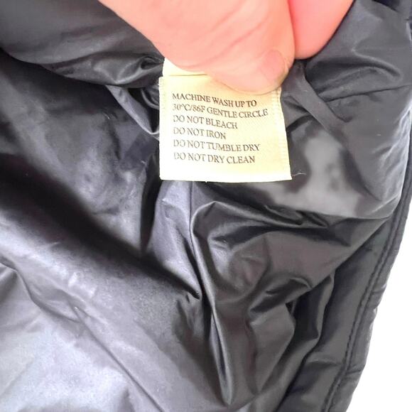 Dylan Women’s XL Black Quilted Nylon Jacket Snap Front Lightweight Chic - Picture 7 of 8